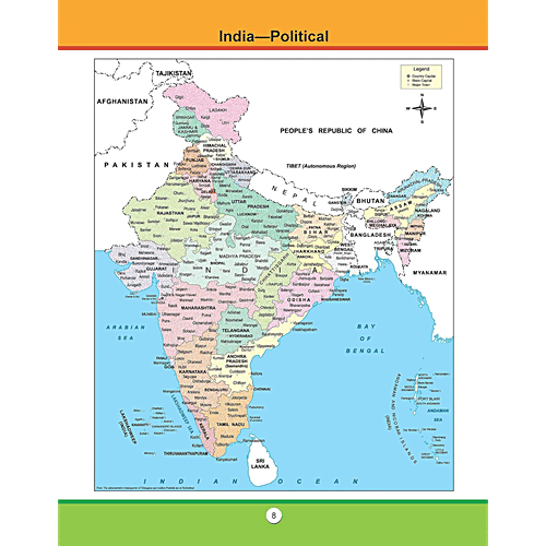 Dreamland Atlas Of India, 1 pc  