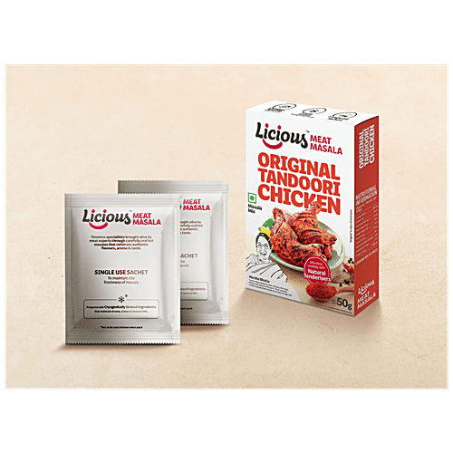 Licious Original Tandoori Chicken Masala, 50 g  