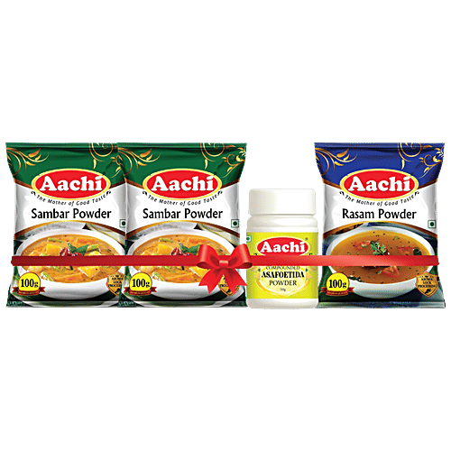 Buy Aachi Sambar & Rasam Powder & Asafoetida Powder Combo Online at Best Price of Rs 234 bigbasket