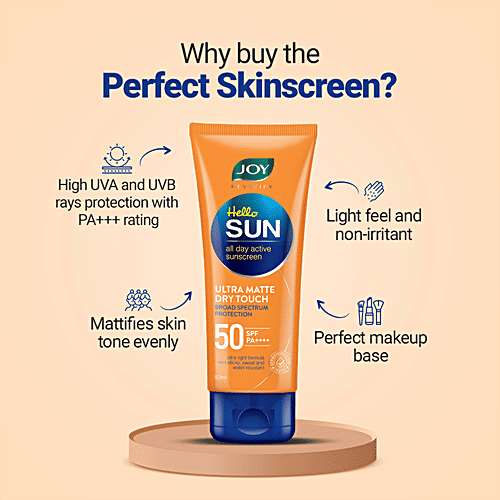 Buy Joy Revivify Hello Sun Ultra Matte Dry Touch Sunscreen SPF50, PA