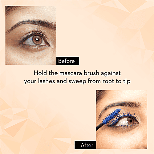 Sugar Cosmetics Bold Unfold Waterproof Mascara - Long-lasting, Waterproof & Smudge Proof, 10 ml 01 Black Diamond 