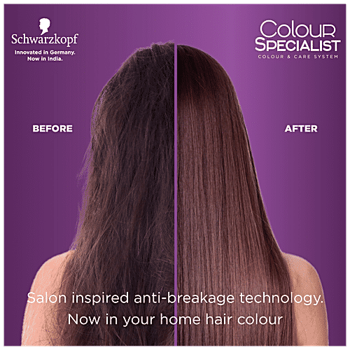 Schwarzkopf Colour Specialist Permanent Hair Colour - Care & Moisture, Perfect Grey Coverage, 165 ml 4-54Medium Hazelnut Brown 