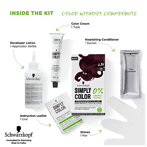 Schwarzkopf Simply Color Permanent Hair Colour - Perfect Grey Coverage ...