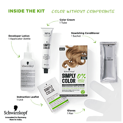 Buy Schwarzkopf Simply Color Permanent Hair Colour - Perfect Grey ...