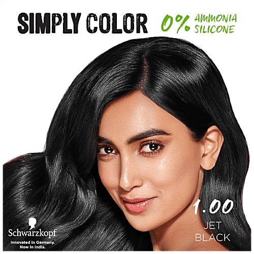 Buy Schwarzkopf Simply Color Permanent Hair Colour - Perfect Grey ...