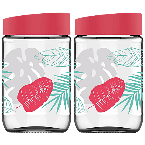 Buy Pasabahce Zest Jar Printed, Dishwasher Safe, 185166 Online at