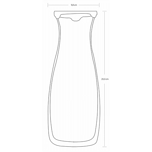 Pasabahce Amphora Carafe - Dishwasher Safe, 43813, 1.18 l