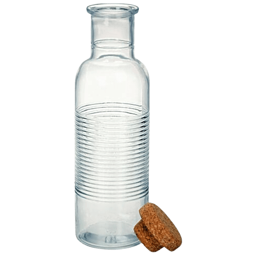 Buy Pasabahce Hoop Bottle With Cork Cap Dishwasher Safe, 80352 Online