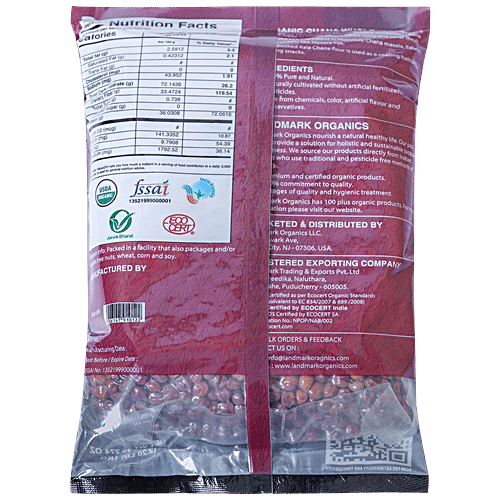 Landmark Organics Chana Whole Brown, 1 kg Pouch