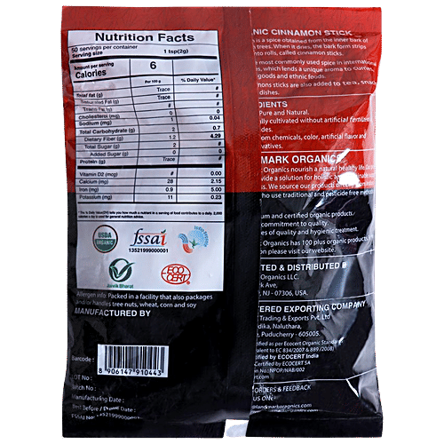 Buy Landmark Organics Cinnamon Stick Adds Flavour & Taste, Boosts