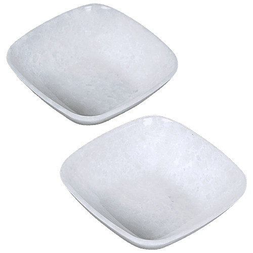 VC Malemine Square Serving Bowl - 100% Food Grade, 8 x 3 cm, 2 pcs
