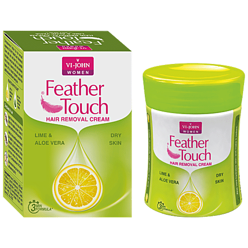 Buy VIJOHN Feather Touch Hair Removal Cream Lime & Aloe Vera, For