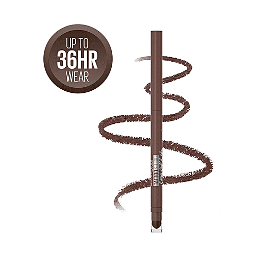 Maybelline New York Tattoo Studio Smokey Eye Kohl Gel Pencil Eyeliner - Smokey Brown, 0.28 g  