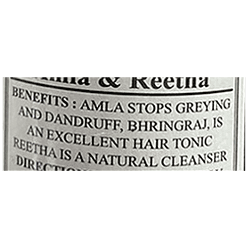 Khadi Herbal Amla & Reetha Shampoo - Promotes Healthy & Strong Hair, 210 ml  