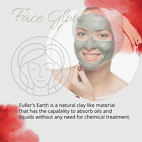 Buy Pride Of India Face Glow Fuller's Earth (Multani Mitti) Indian