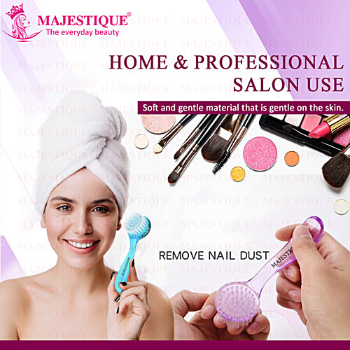 Majestique Facial Cleansing Brush - FC84, Removes Dead Skin, Assorted Colour, 1 pc Pouch 