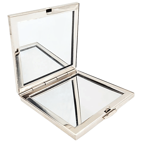 Buy MAJESTIQUE Small Compact Mirror Square, FC87, Assorted Colour