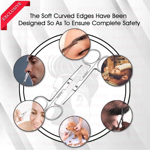 Buy MAJESTIQUE Professional Round Tip Small Scissor - FC88, 100% ...