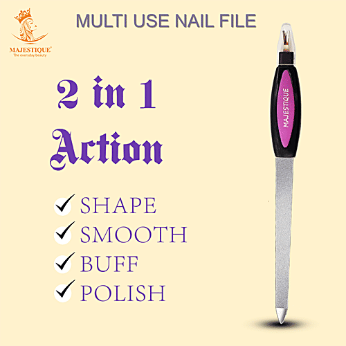 Buy MAJESTIQUE Nail File Perfect for Filing, Shaping & Polishing