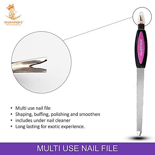 Buy MAJESTIQUE Nail File Perfect for Filing, Shaping & Polishing