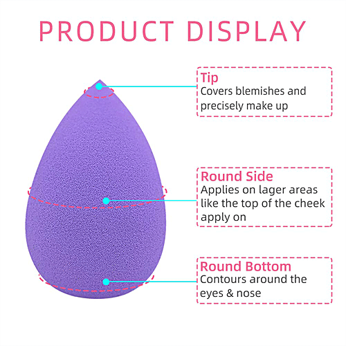 Buy MAJESTIQUE Blender Beauty/Makeup Sponge Set Perfect For Wet & Dry