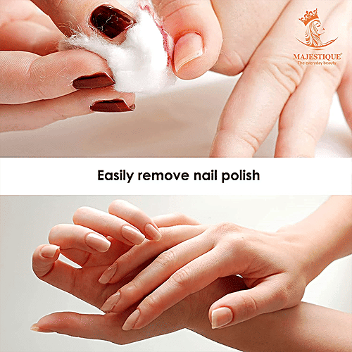 Buy MAJESTIQUE Natural Cotton Ball For MakeUp & Nail Polish Removal