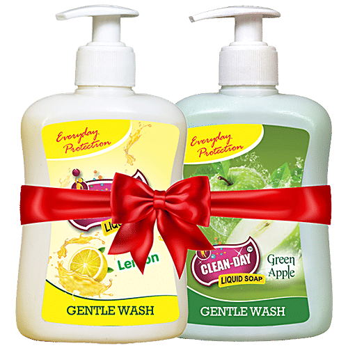 Buy Clean Day Liquid Soap/Handwash For Everyday Protection, Lemon