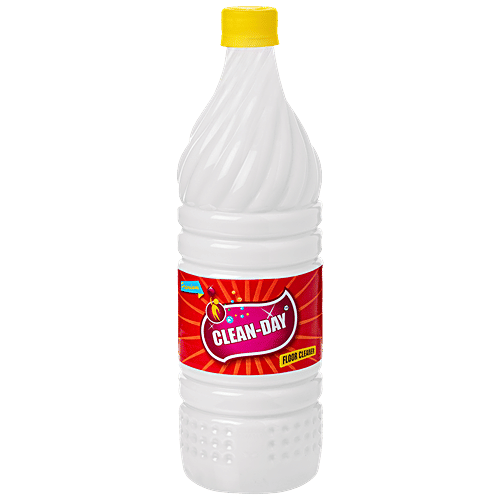 Clean Day  Floor Cleaner/White Phenyl - Fresh Fragrance, Removes Tough Stains & Dirt, 1 L (Buy 1 Get 1 Free) 