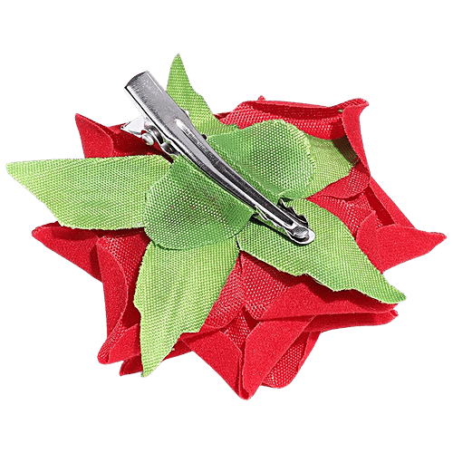 CHANDERKASH Hair Accessories - Belt Puff, Rose Clip, 4 pcs