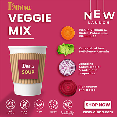 Buy Dibha Instant Mix Veggie Soup Rich In Fibre Online at Best Price of Rs 299 bigbasket