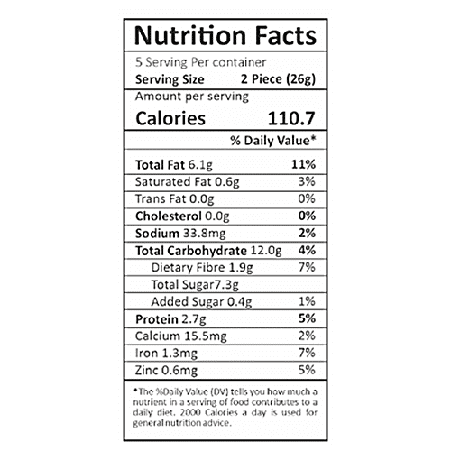 Dibha Energy Laddu - Dry Fruits, Sugar-Free, Gluten-Free, Natural, 130 g  