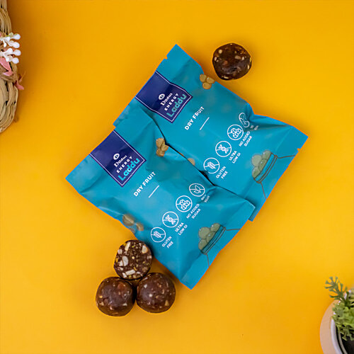 Dibha Energy Laddu - Dry Fruits, Sugar-Free, Gluten-Free, Natural, 130 g  