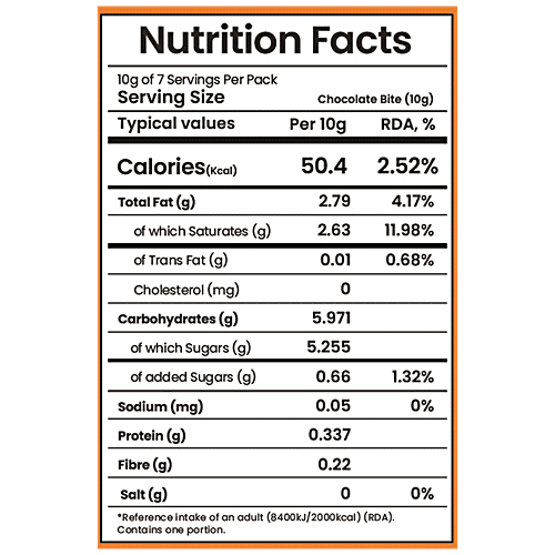 Buy Chocolian Bakers Premium Dark Choco Orange Chocolate Bar Online at