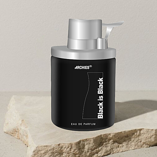 Archies Black Is Black Eau De Perfume - Long-lasting Fragrance, For Men, 100 ml