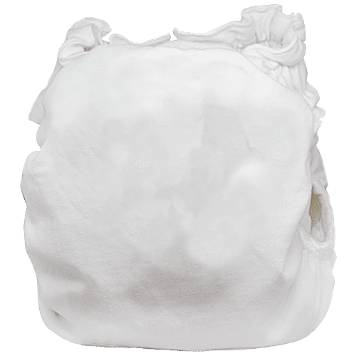 Bdiapers Hybrid Nappy - 1 Washable Cloth Diaper Cover, 30 Disposable Nappy Pads, Plain, Large, 90 g  