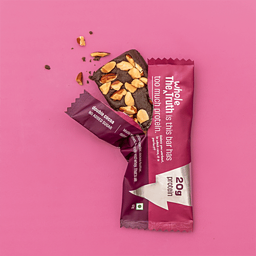 Buy The Whole Truth Pro 20g Protein Bar Double Cocoa, No Added Sugar Online at Best Price of