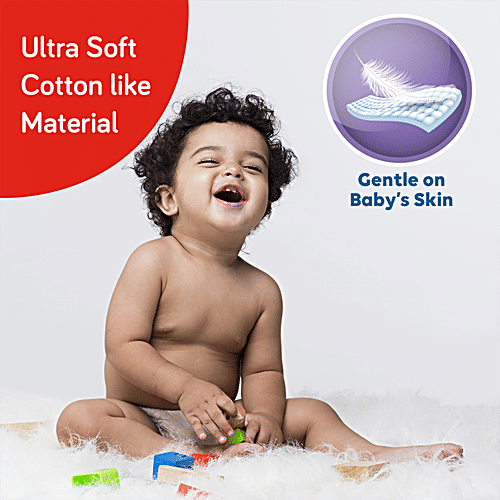 LuvLap LuvLap Baby Diaper Pants - M, 1 pc Ultra Soft, Anti-Rash