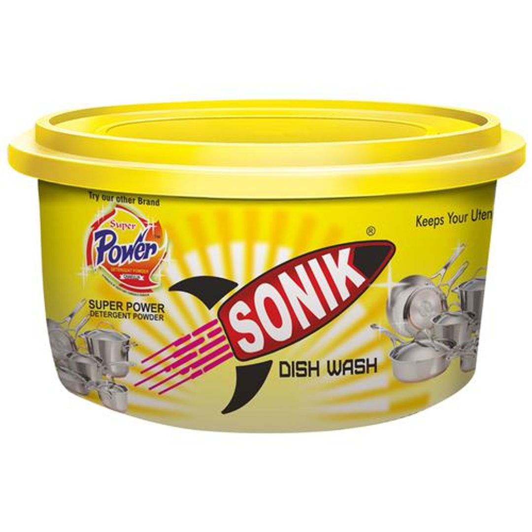 Sonik Dishwash - Removes Tough Stains & Grease, Safe On Hands, 700 g 