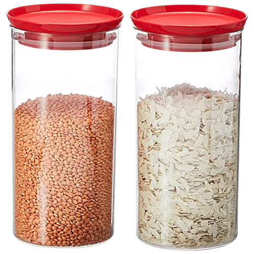 Buy YouBee Plastic Kitchen Storage Container AirTight, Transparent