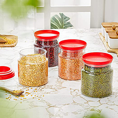 Buy YouBee Plastic Kitchen Storage Container AirTight, Stackable