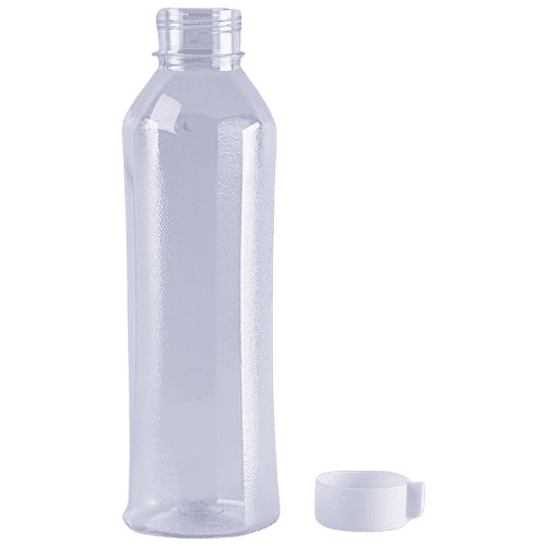 bb home Cirrus Plastic PET Water Bottle - Break Resistant, Leak Proof, Clear, 1 L  