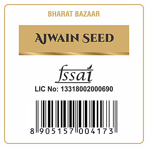 Bharat Bazaar  Ajwain Seed - Pure, No Added Colours, 100 g  