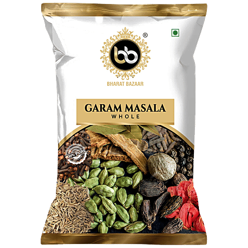 Buy Bharat Bazaar Garam Masala Whole 100 Pure, Spice Blend Online at