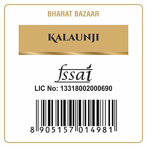 Bharat Bazaar  Kalaunji/Nigella Seeds - Pure, No Added Colours, 100 g  