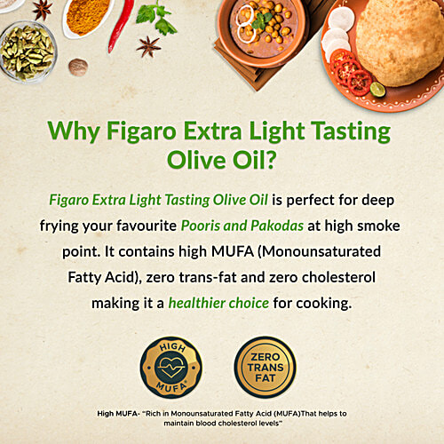 Figaro Extra Light Tasting Olive Oil, 2 L