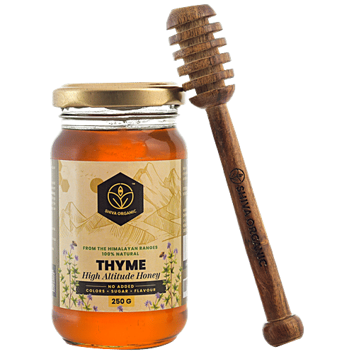 Buy SHIVA ORGANIC Thyme Honey Pure & Natural, No Added Sugar Online