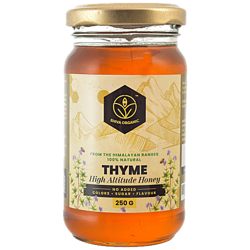 Buy SHIVA ORGANIC Thyme Honey Pure & Natural, No Added Sugar Online