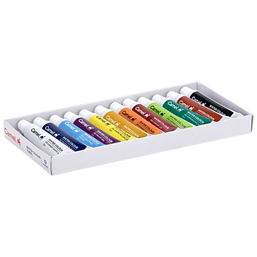 Camel Water Colour Tubes - 12 Shades, 5 ml