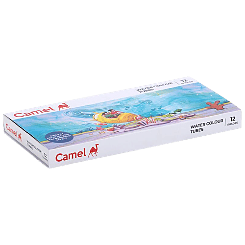 Camel Water Colour Tubes - 12 Shades, 5 ml