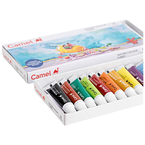 Camel Water Colour Tubes - 12 Shades, 5 ml